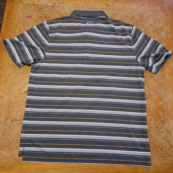 Men's Under Armour Heat Gear Short Sleeve Performance Polo Golf Shirt Size XL St - Picture 2 of 5
